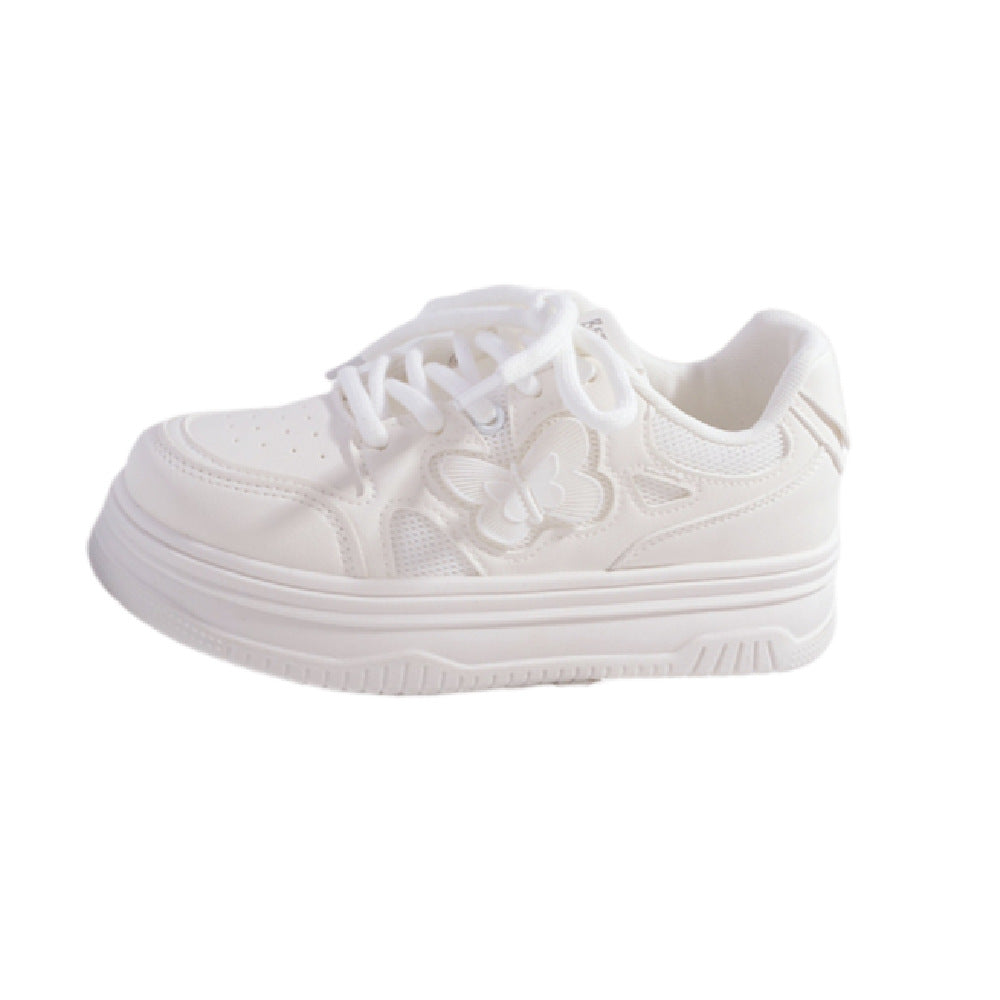 Damen Sneaker Sportlich Luftdurchlässig Plateau