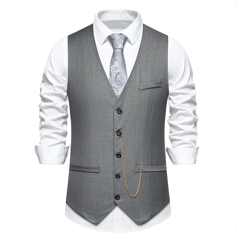 Herren Anzugweste Elegant Klassisch Mit Modernem Style