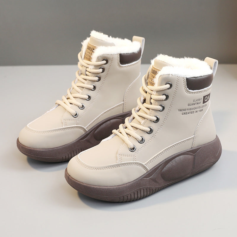 Damen Sneaker Gefüttert Warm Rutschfest Schuhe Winter