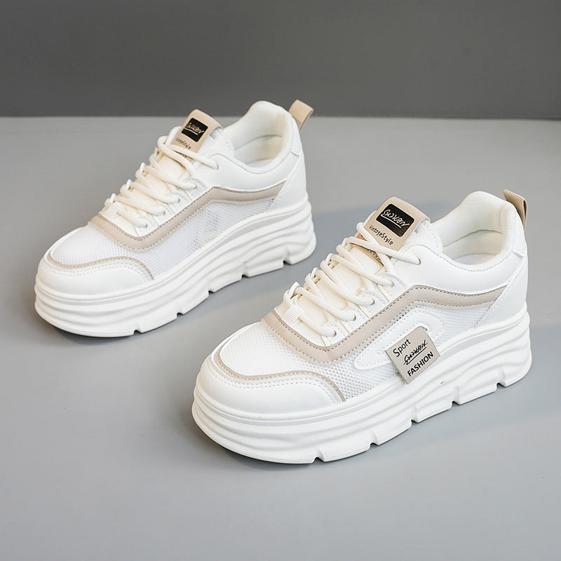 Damen Sneaker PlateauSport Schuhe Atmungsaktiv Mode