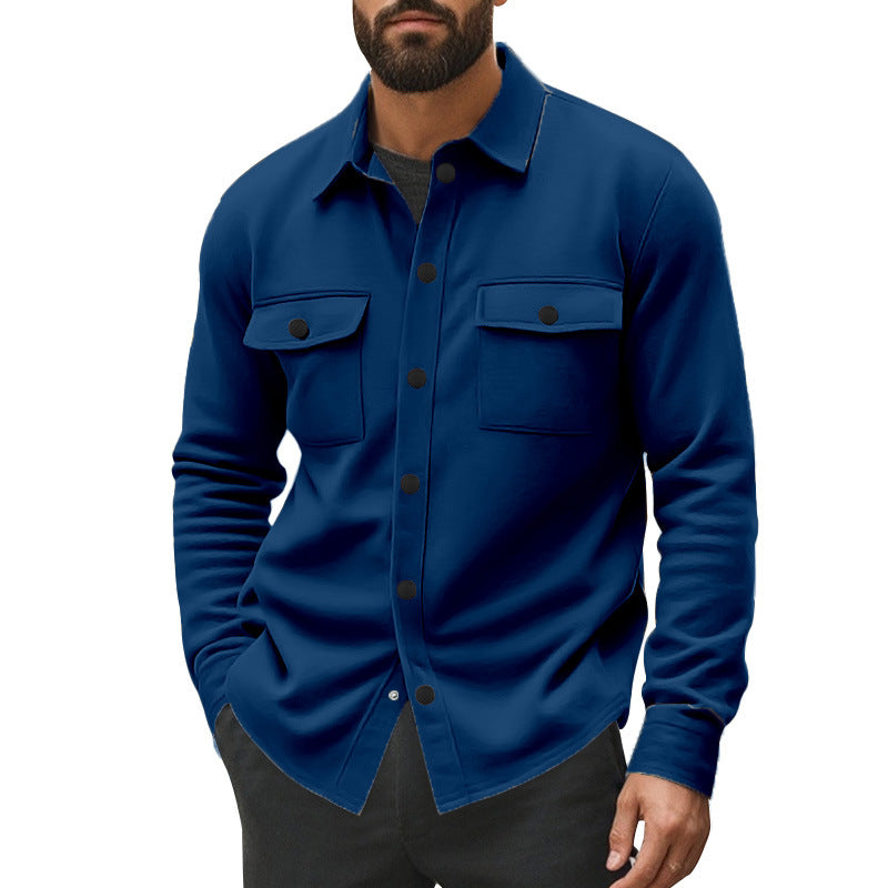 Herren Winterjacke Warm mit Brusttaschen Outdoor