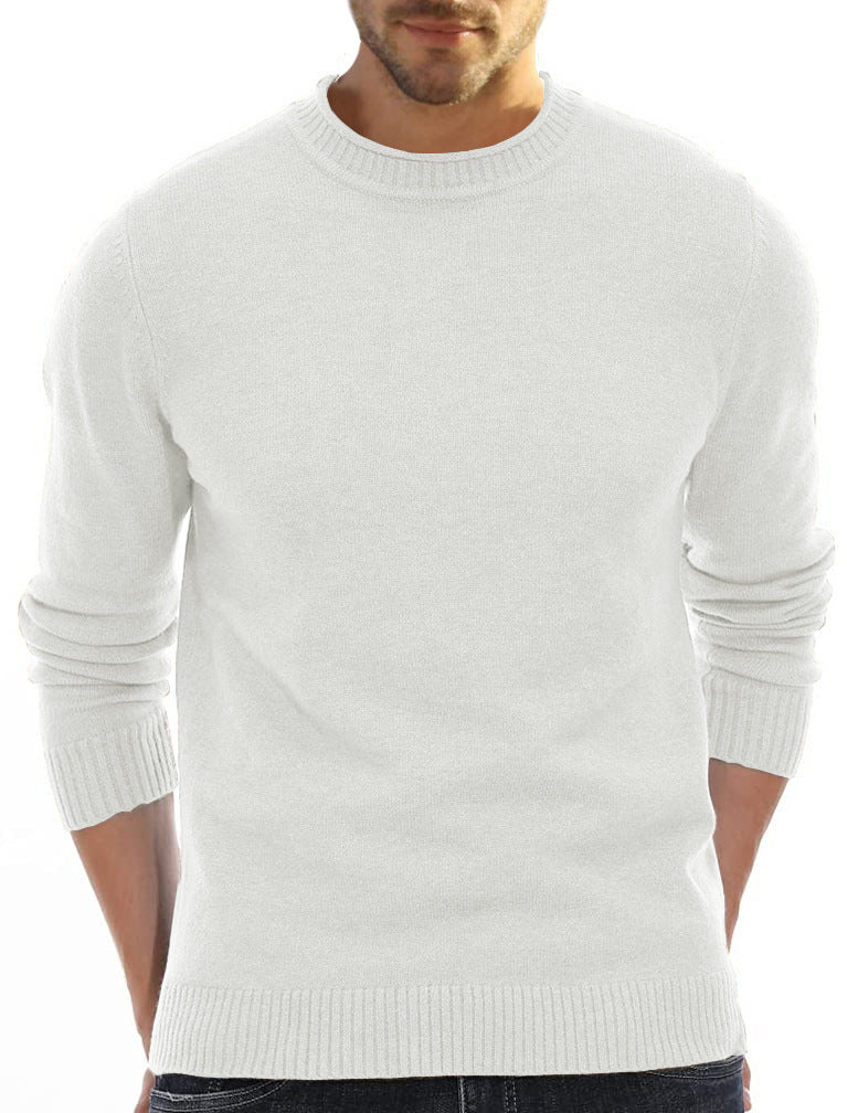 Herren Pullover Rundhals Eleganter Schnitt Modern