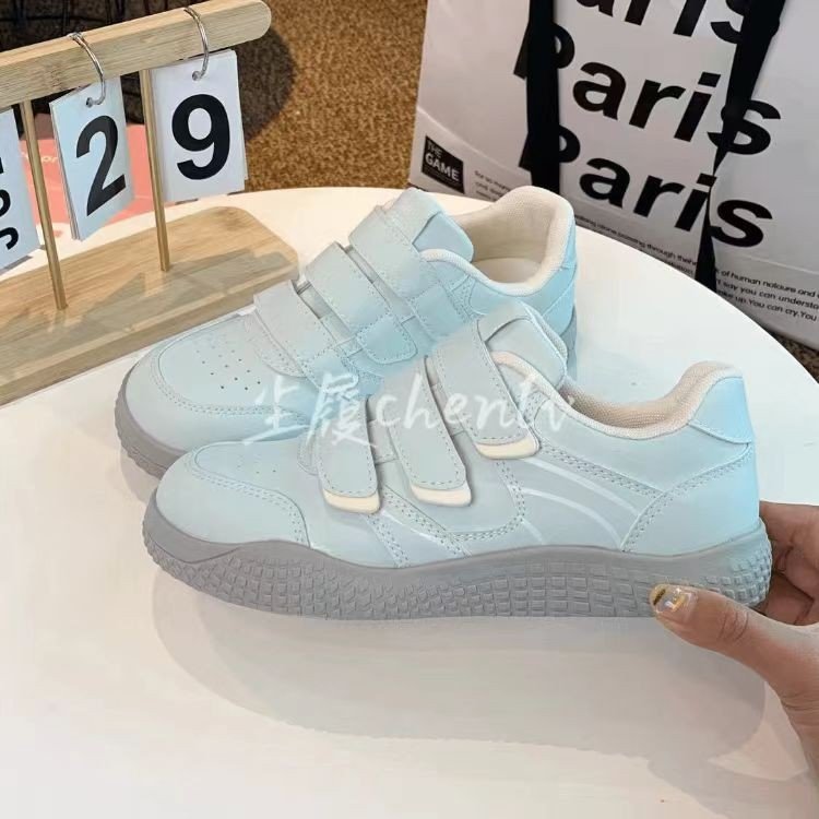 Damen Sneaker Atmungsaktiv mit Klettverschluss Sportlich