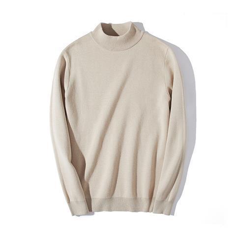 Herren Rollkragenpullover Hochwertig Kaschmir Look