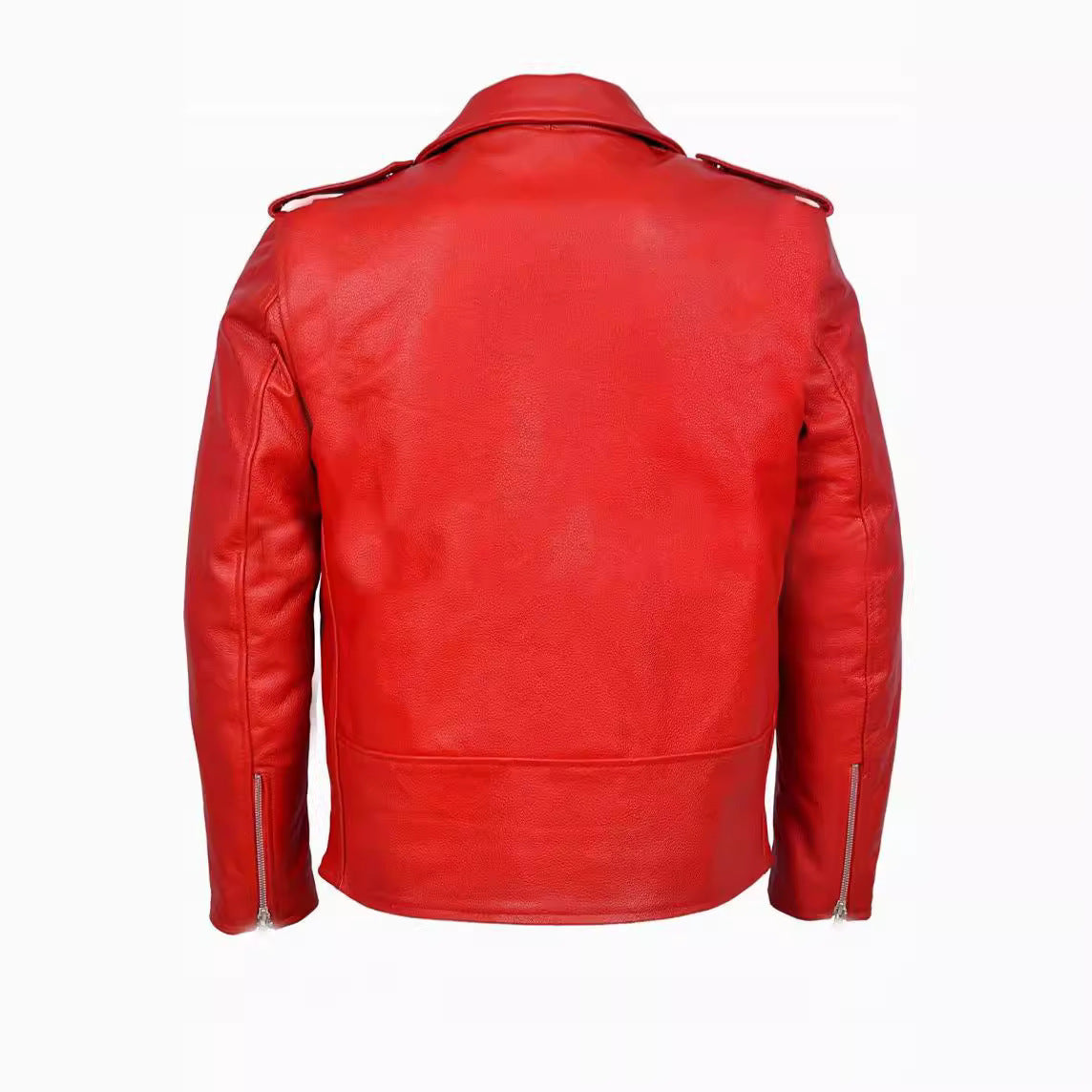 Leder Bikerjacke Herren Schwarz Gürtel Jetzt kaufen