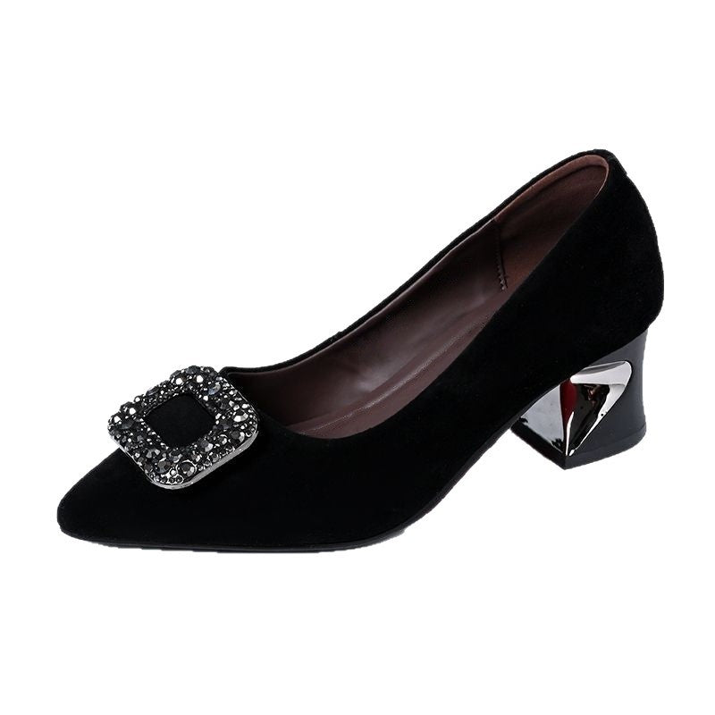 Damen Pumps Hochhackig Glitzer-details Elegante Schuhe
