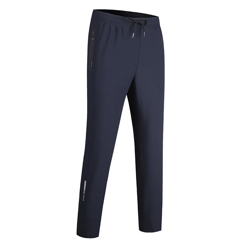 Herren Sport Jogginghose Stretch mit Reißverschlusstaschen