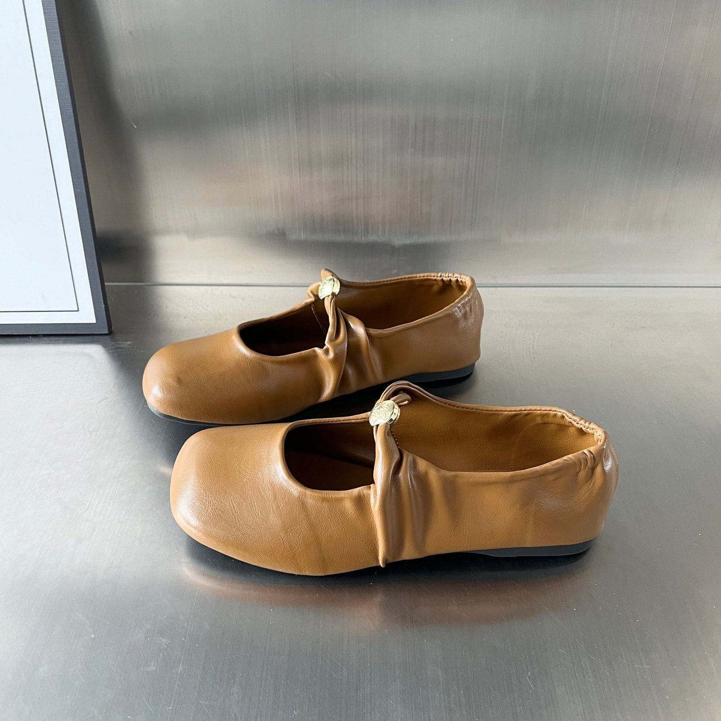 Damen Ballerinas Elegante Komfort Schuhe Mit Riemen