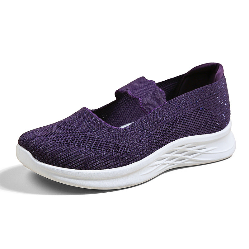 Damen Laufschuhe Leicht Atmungsaktiv Slip-On Schuhe