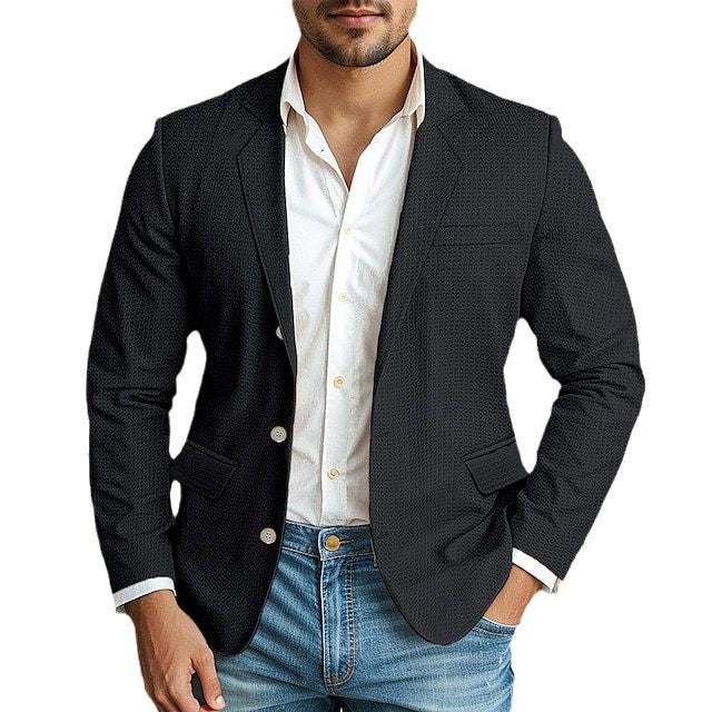 Herren Leinenblazer Elegante Sommerjacke Modern