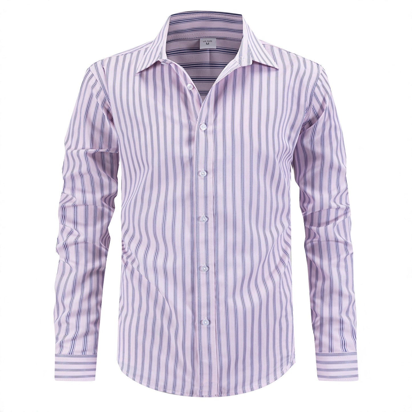 Herren Langarmhemd Modern Gemustert Elegant