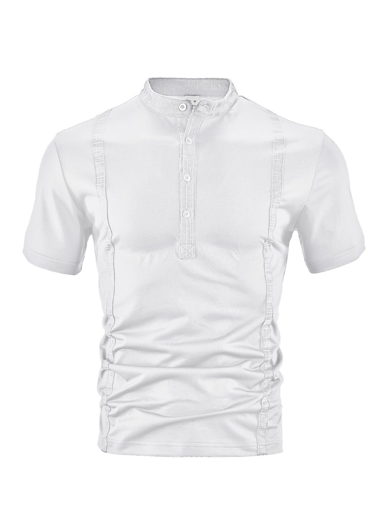 Herren Kurzarm Hemd Modern Slim Fit Kragen