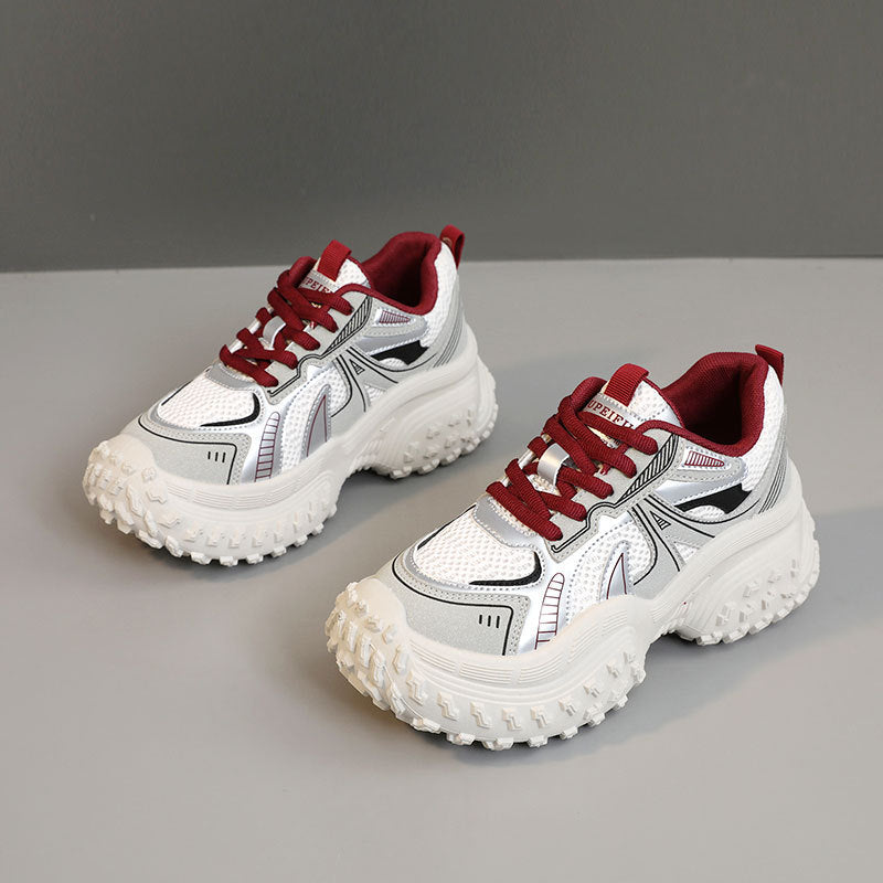 Damen Sneaker Sport Laufschuhe Rutschfest Atmungsaktiv
