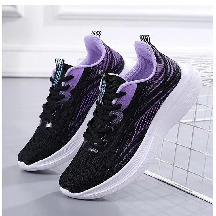 Damen Sneaker Leicht Sportlich Atmungsaktiv Flexibel Laufschuhe