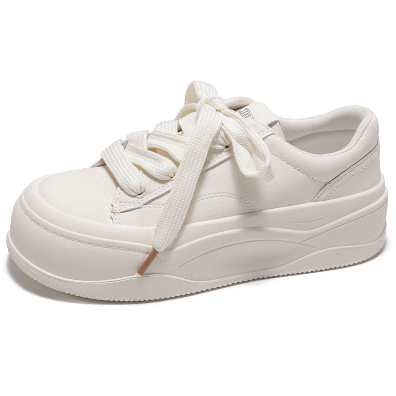 Damen Sneaker Plateau Metallisch Glänzend Robust