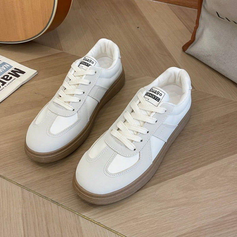 Damen Sneaker Klassisch Bequem Sportlich Weiß