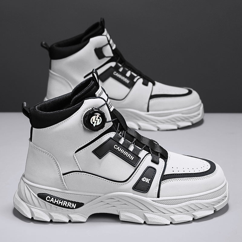 Damen Sneaker High-Top Laufschuhe Schnellschnürsystem Sportlich