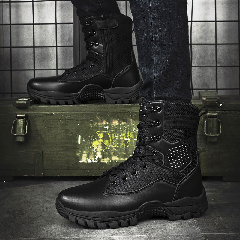 Herren Stiefel Hoch Knöchelschutz Komfortabel Wasserdicht