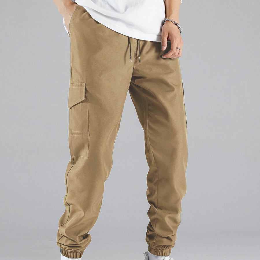 Herren Trainingshose Cargo Bequem Elastisch Mit Taschen
