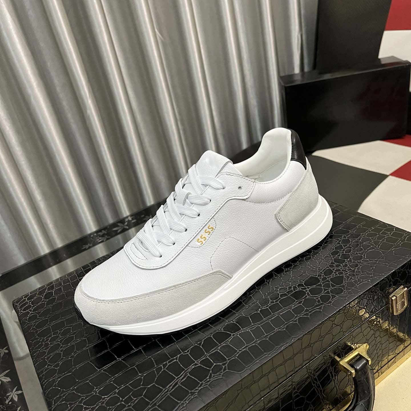 Damen Sneaker atmungsaktiv Elegant Weiß
