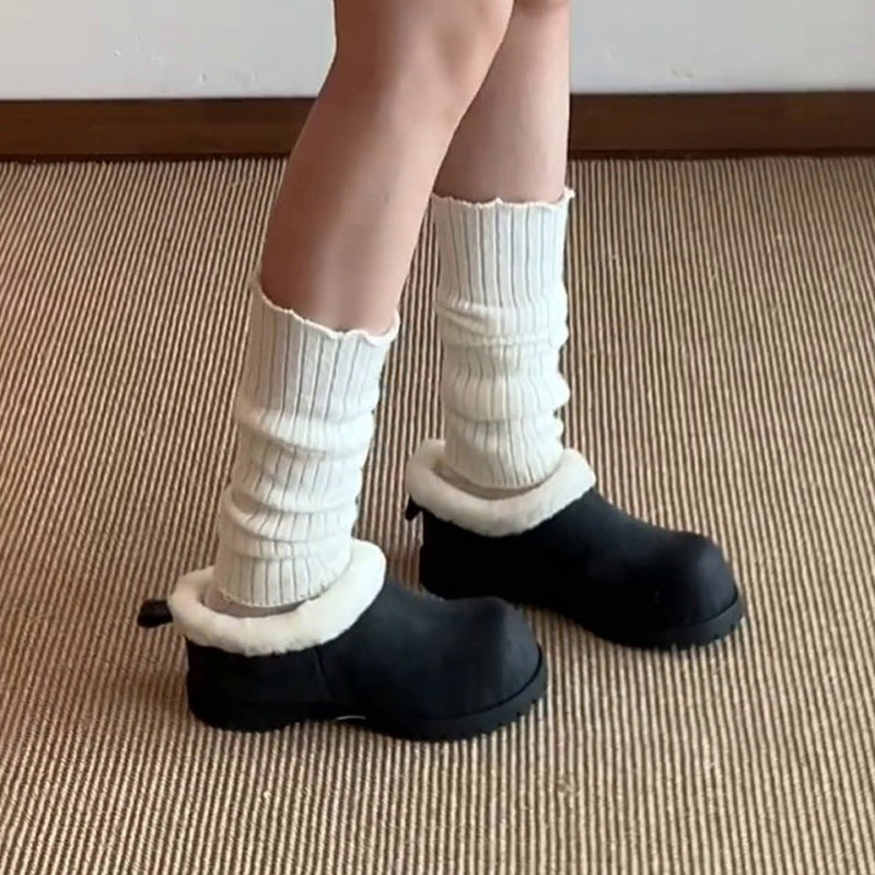 Damen Clogs Weich Winterlich Rutschfest