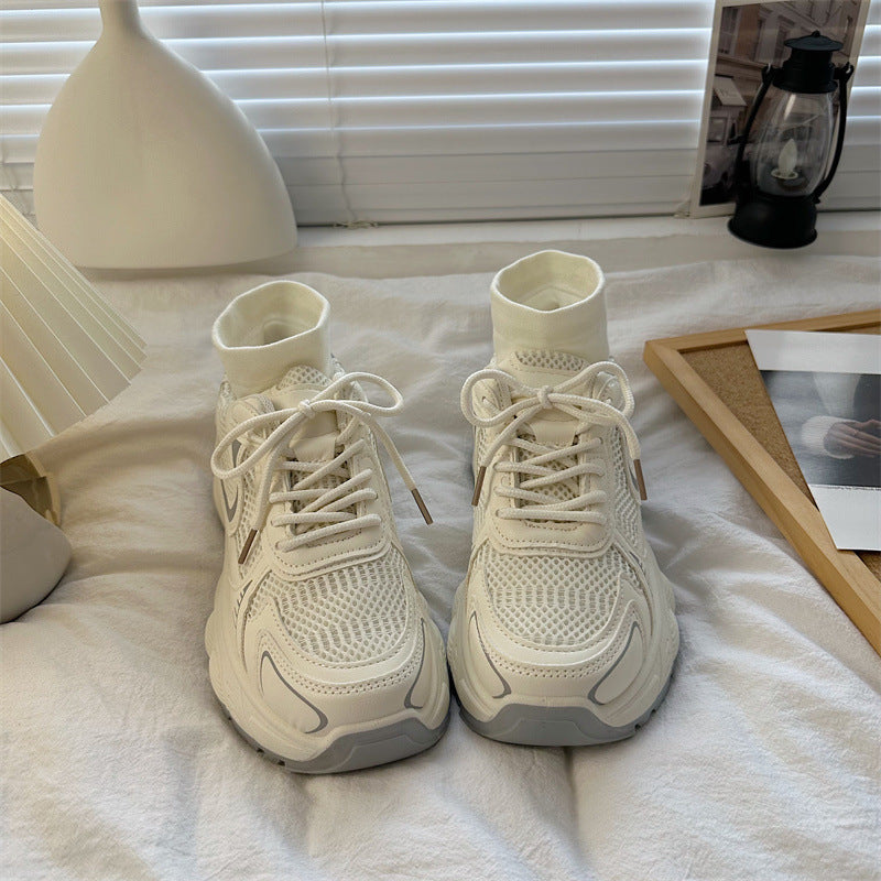 Damen Sneaker Hoch Schaft Dämpfung bequem