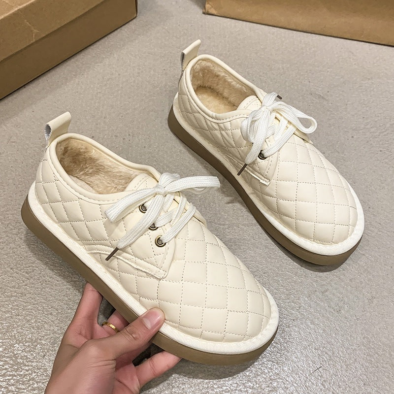 Damen Sneaker Warm mit Weichem Innenfutter bequem