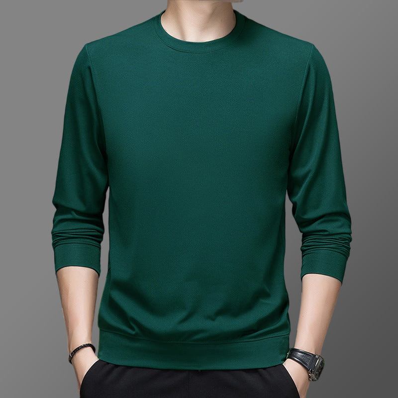 Herren Pullover Funktionsmaterial Warm Rundhals