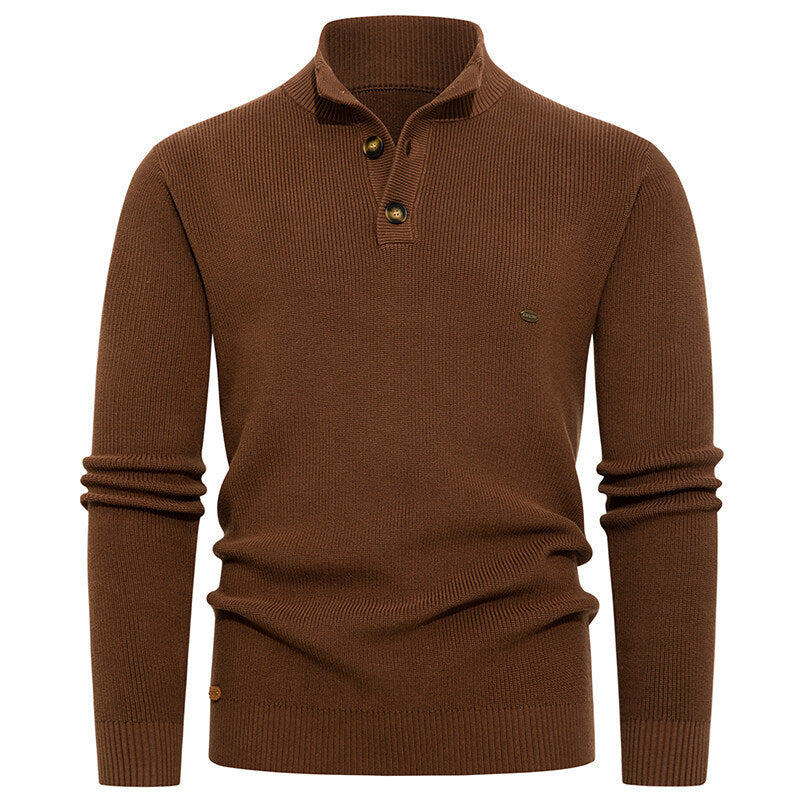 Herren Strickpullover mit Knopfdetails und modernem Stehkragen BerlinGlamour ist ein Titel, der sich auf elegante und stilvolle Lampe konzentriert.
Oder vielleicht: Moderne