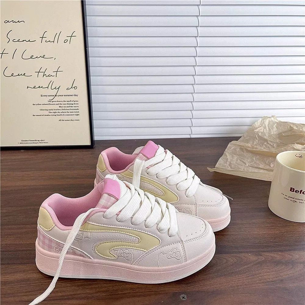 Damen Sneaker Sportlich Bequem Mit Grafikdesign