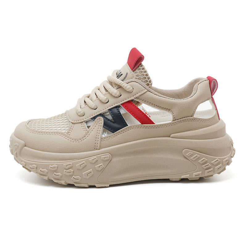 Damen Sneaker Sportlich Luftdurchlässig Rutschfest