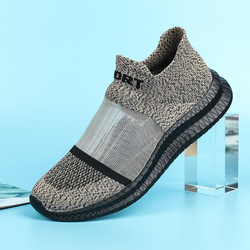 Damen Stricksneaker Atmungsaktiv Flexibel Bequem