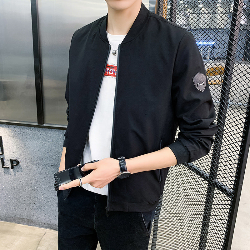 Herren Bomberjacke Sportlich Funktionell Wasserabweisend