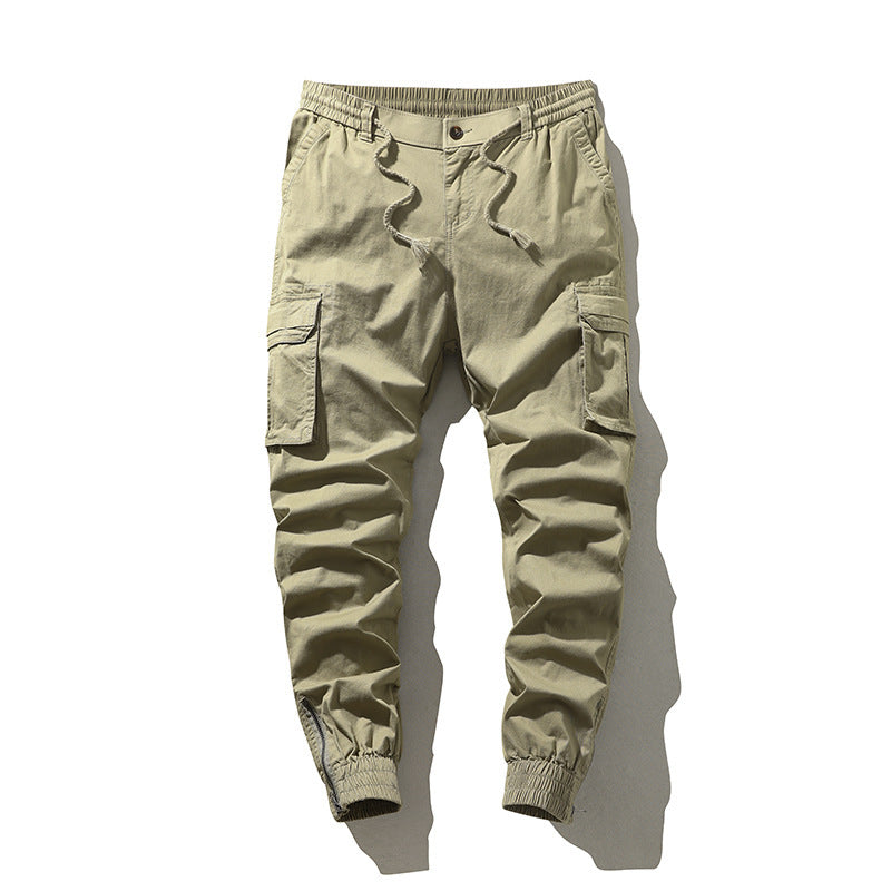 Herren Cargo Hosen Bequem Mit Seitentaschen