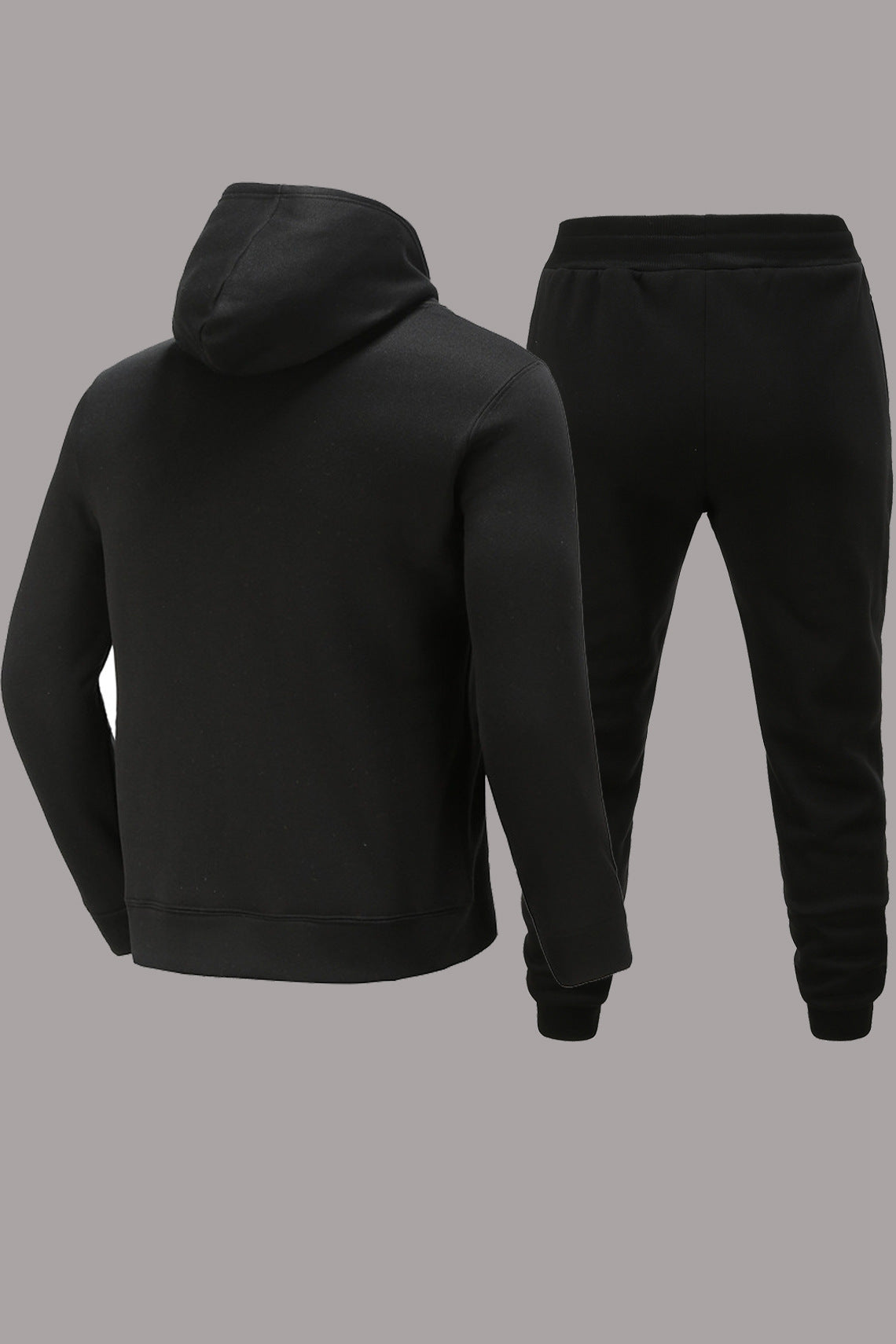 Herren Sport-Outfit Hoodie Jogginghose Set mit Schriftzug