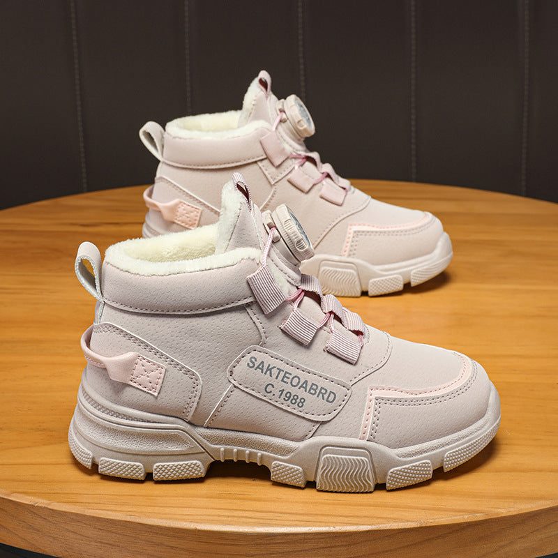 Damen Winterstiefel Geschlossene Schuhe Anpassbarer Knöchelverschluss