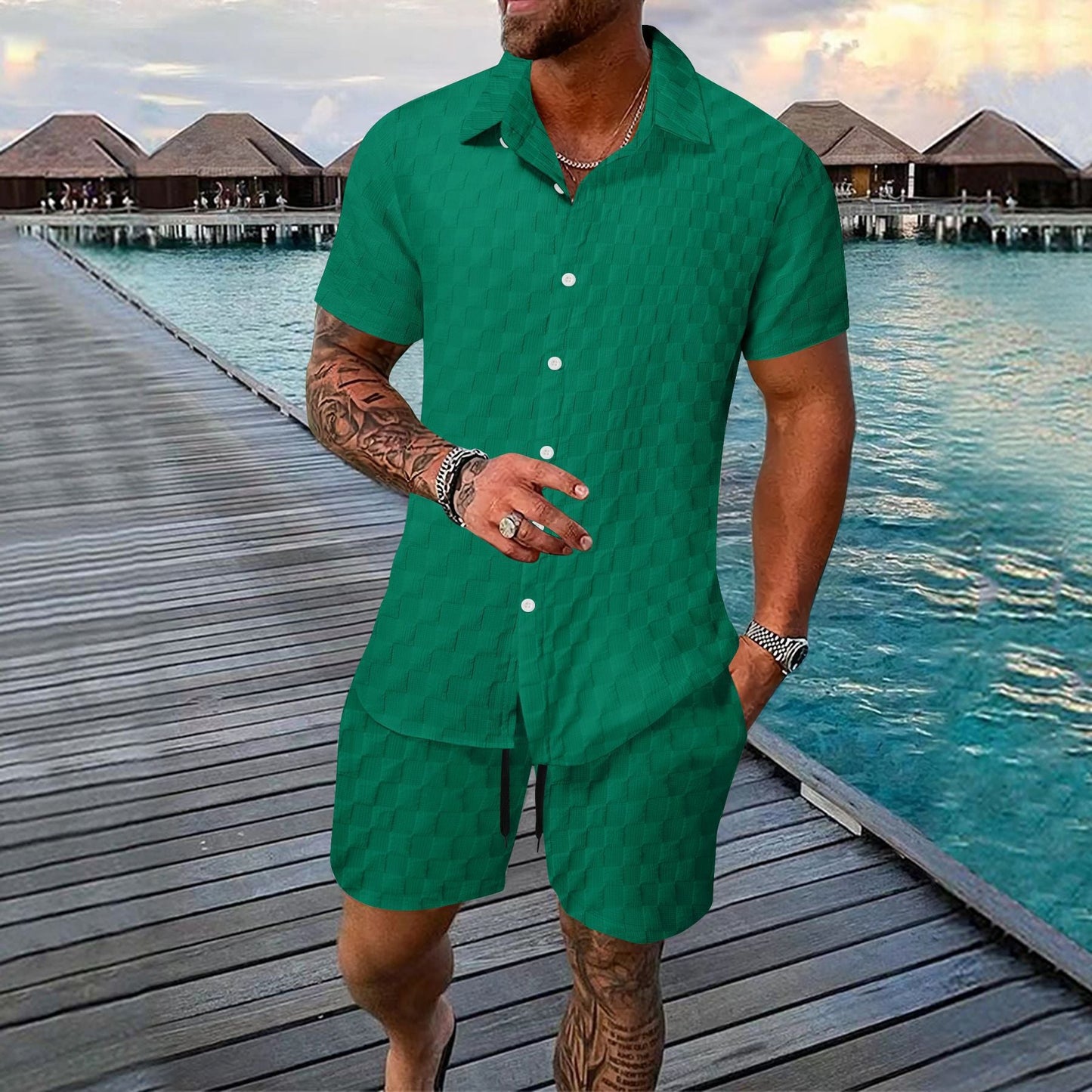 Herren Sommeroutfit Modern Urlaubslook