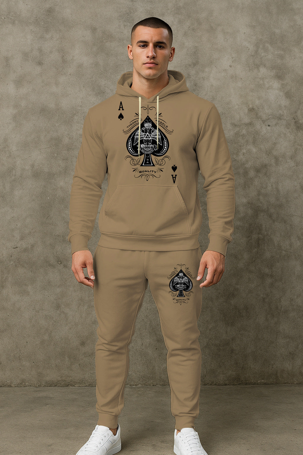 Herren Hoodie Sportlich mit Grafik-Design