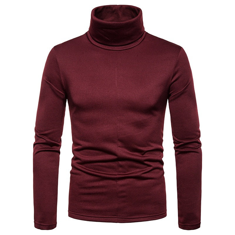 Herren Rollkragenpullover Weiches Strickmaterial Modern