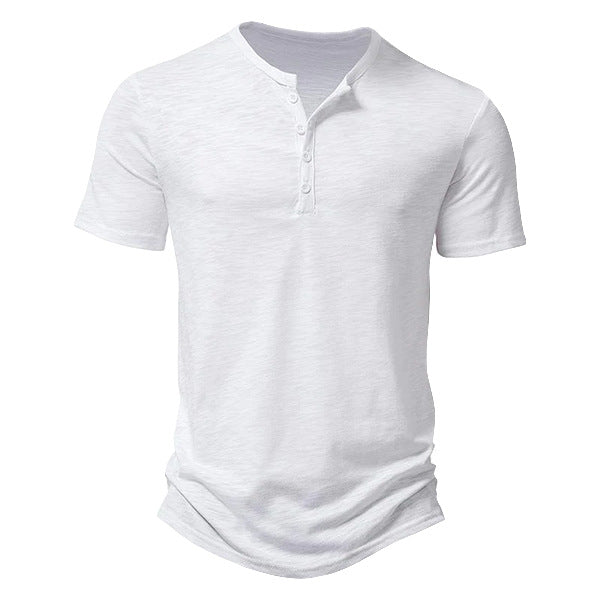 Herren Henley-Shirt Kurzarm atmungsaktiv Modern
