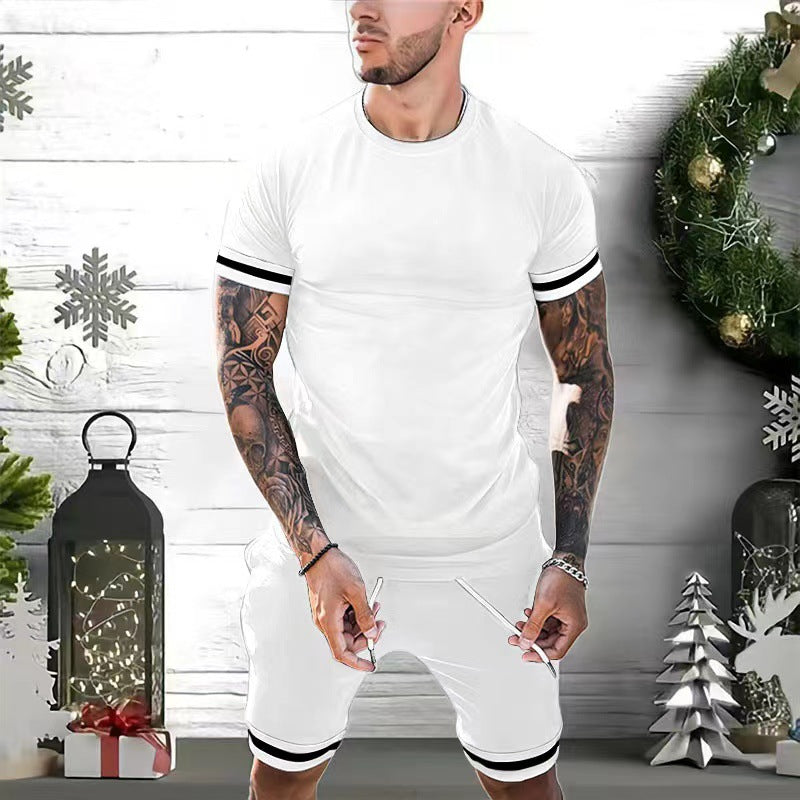 Herren Sport Set: Komfort T-Shirt und Shorts