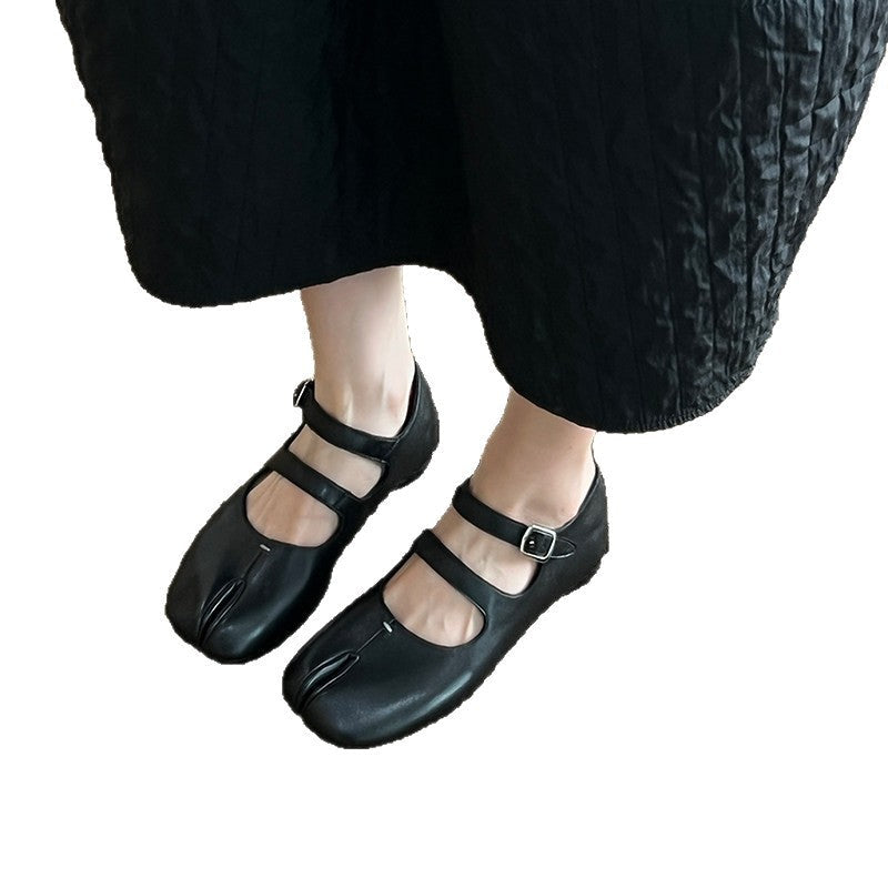 Damen Ballerinas Bequem Verstellbar Moderne Design