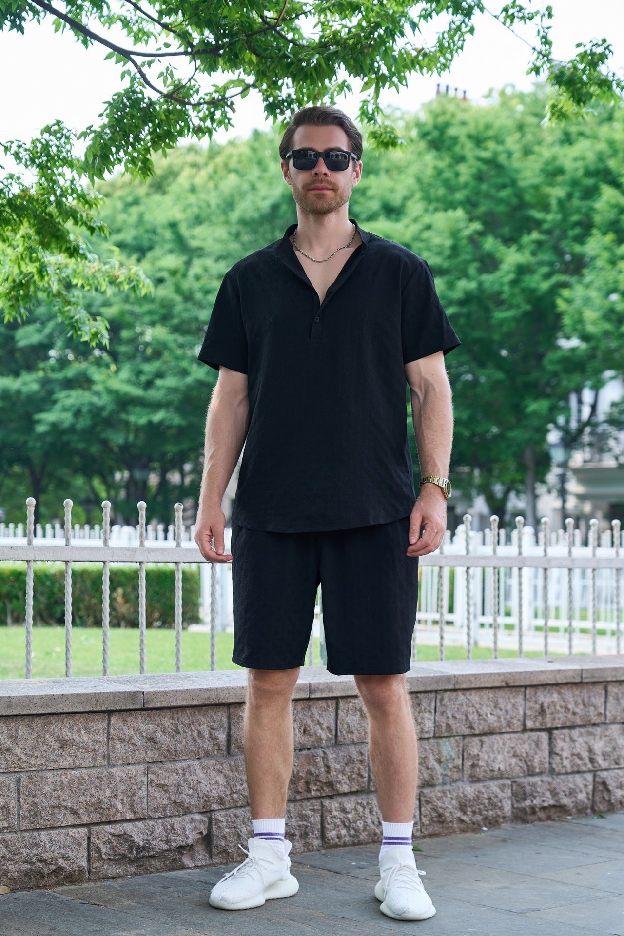 Herren Freizeitanzug Atmungsaktiv Lässig Modern