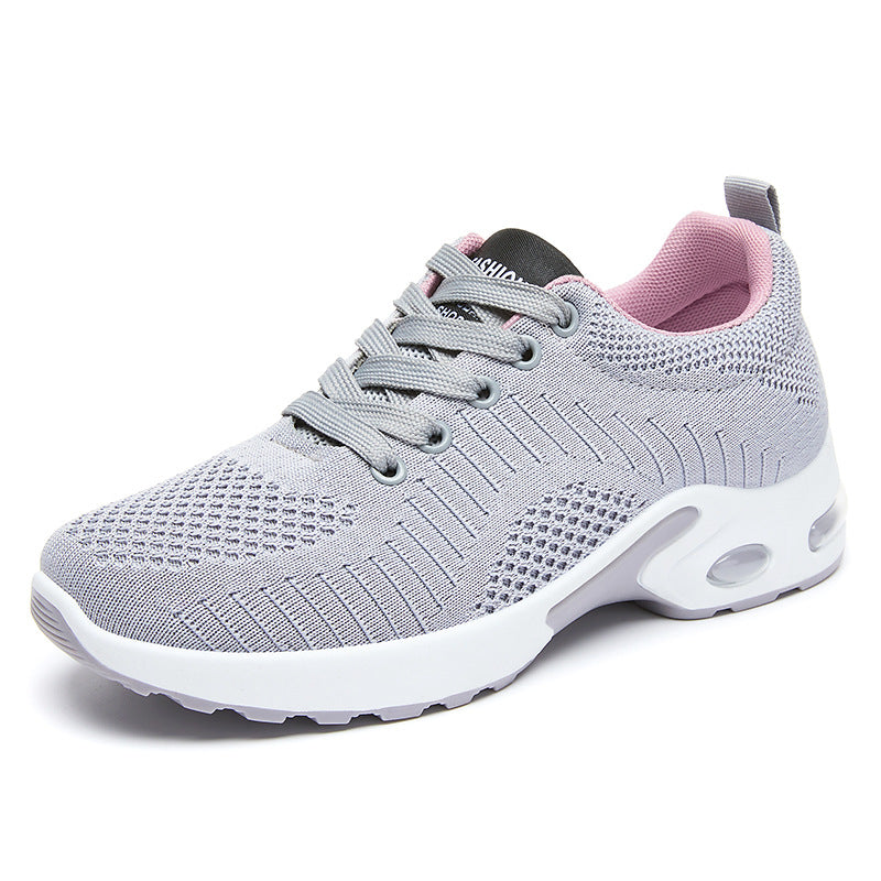 Damen Fitness-Sneaker atmungsaktiv Mesh Laufschuhe Komfort