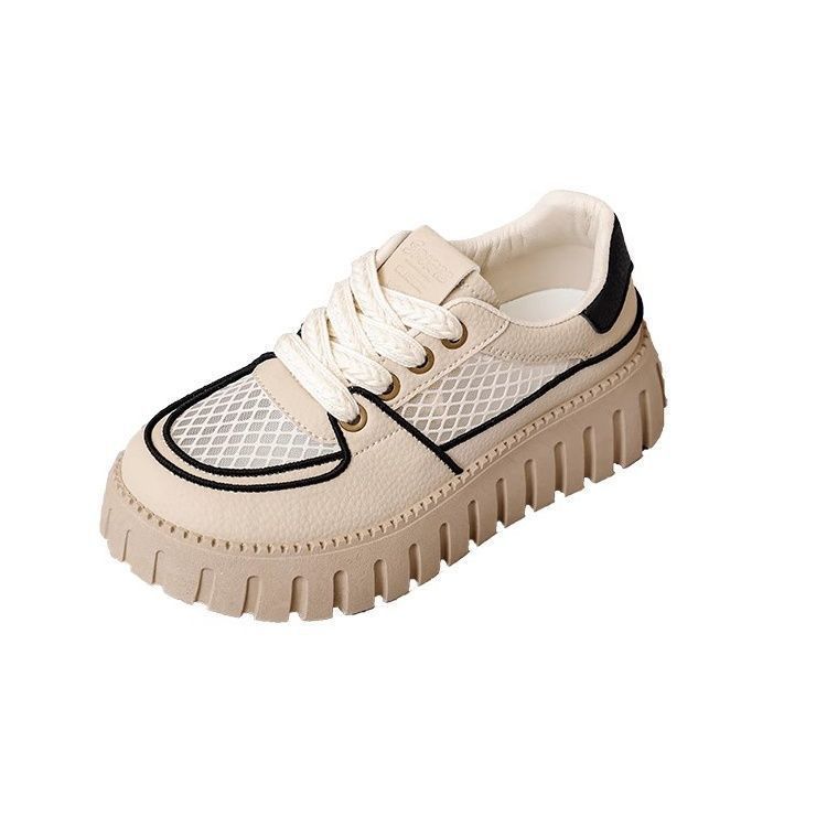 Damen Sneaker Sportlich Luftdurchlässig Dicksohle