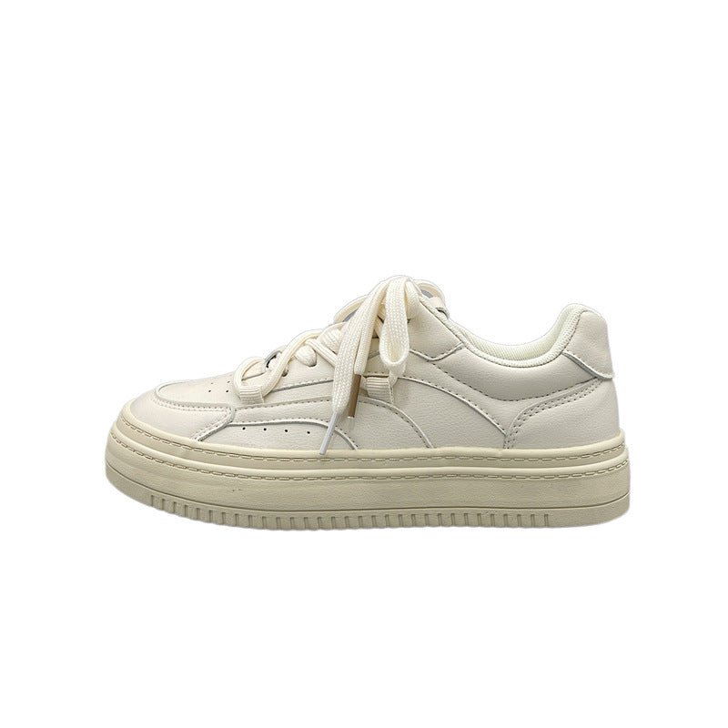 Damen Sneaker Plattformschuhe Bequem mit weicher Sohle