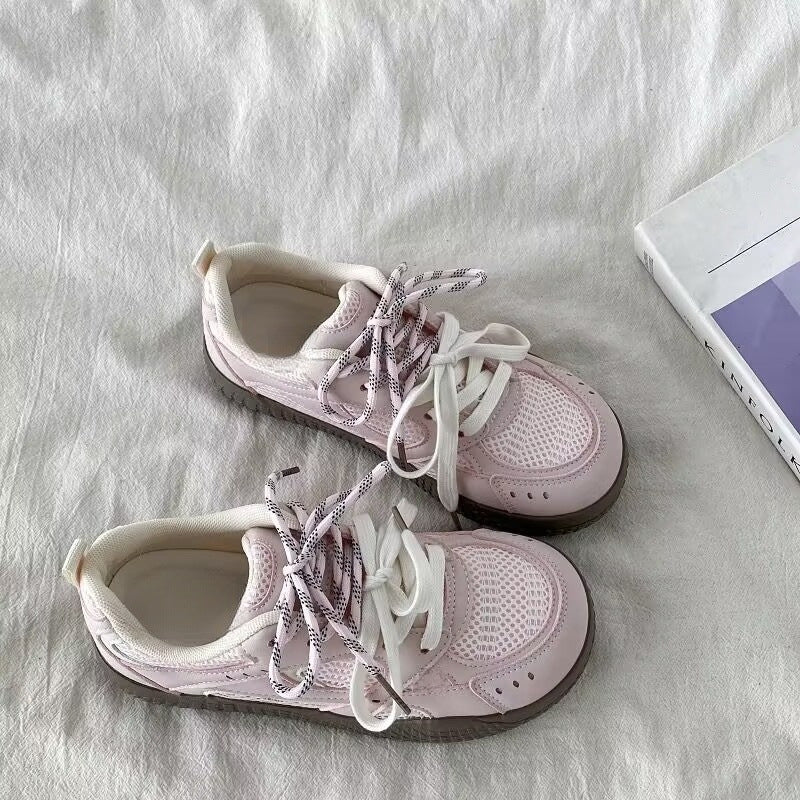 Damen Sneaker Atmungsaktiv mit Dämpfung und Schnürsystem