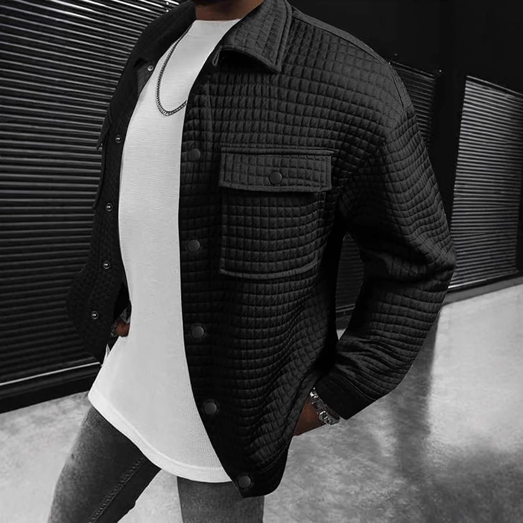 Herren Überziehjacke Lässig Mit Taschen Urban Style