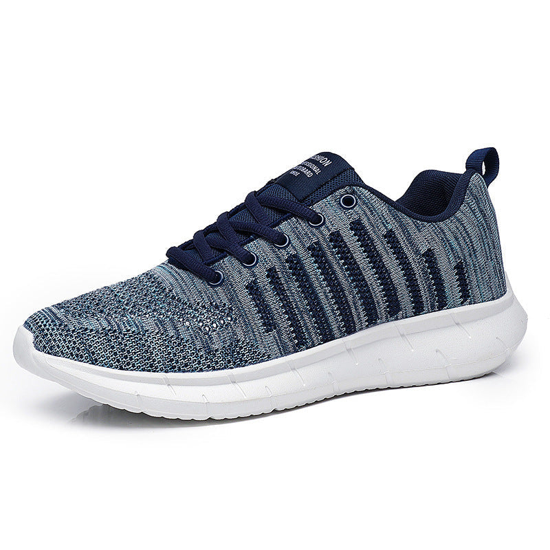 Damen Laufschuhe Sportlich Atmungsaktiv mit Strickdesign