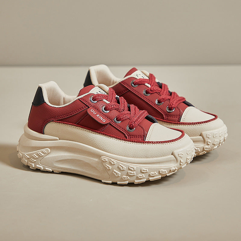 Damen Sneaker Sportlich Chunky Laufsohle Robust